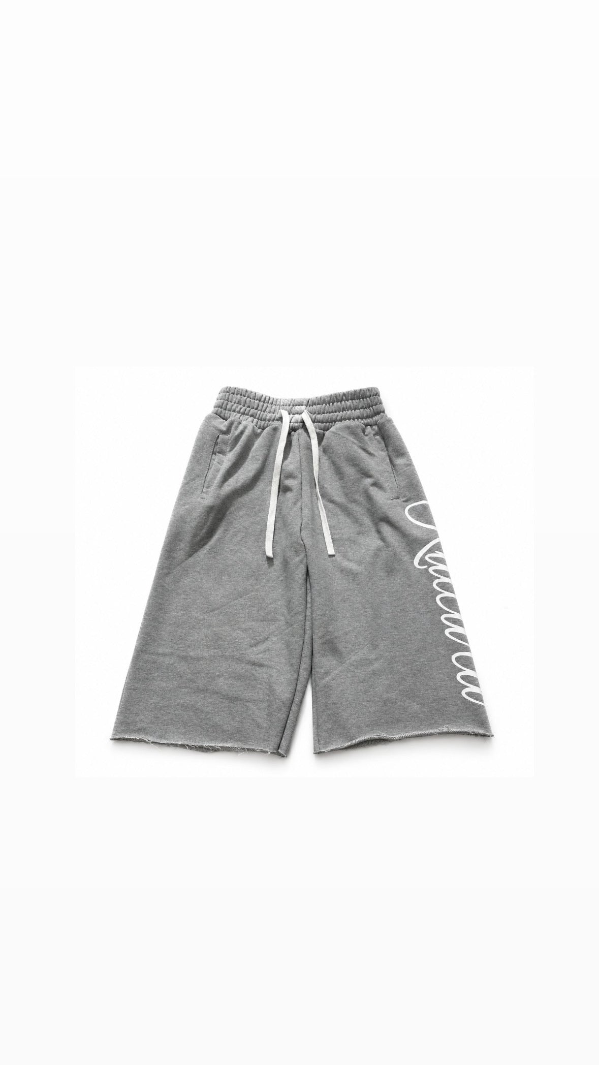 grey kultura long shorts