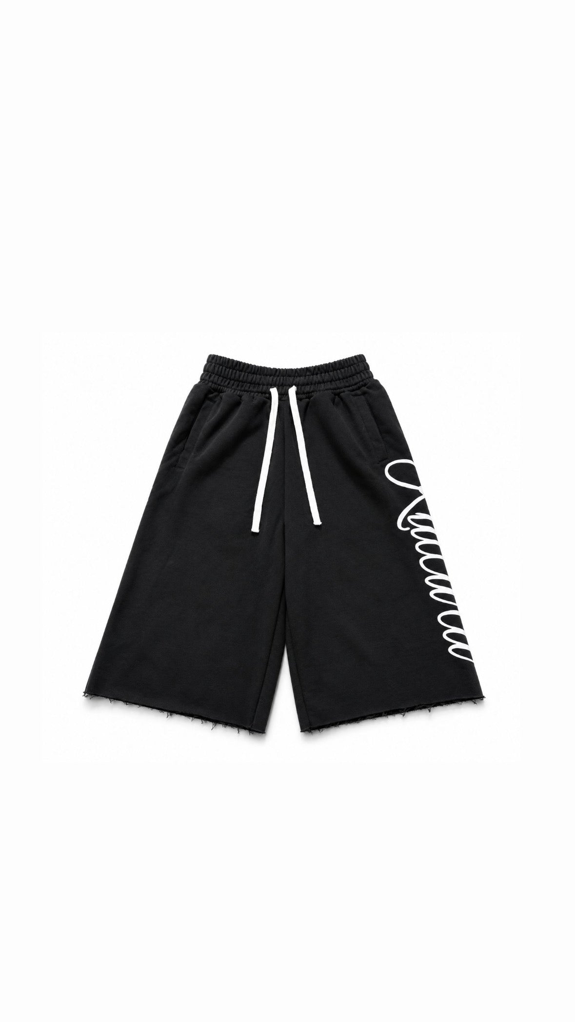 black kultura long shorts